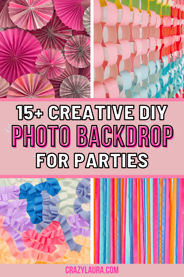 15+ Creative DIY Photo Backdrop For Parties
