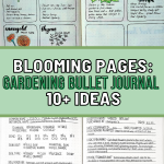 Blooming Pages: 10+ Gardening Bullet Journal Ideas