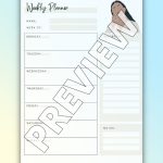 BEIGE MODERN MINIMALIST FEMININE WEEKLY PLANNER