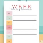 List of Free Weekly Planner Printables To Organize Your Summer