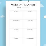 List of Fun & Memorable Summer Weekly Planner Printables