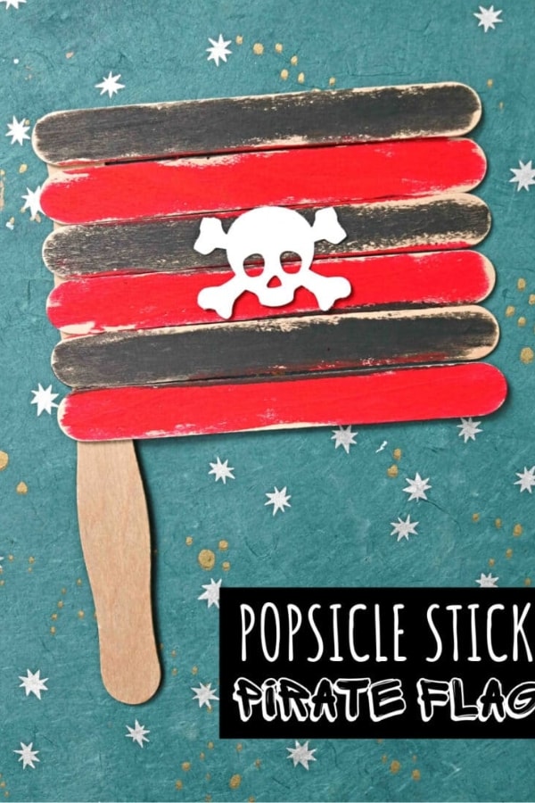 POPSICLE STICK PIRATE FLAGS