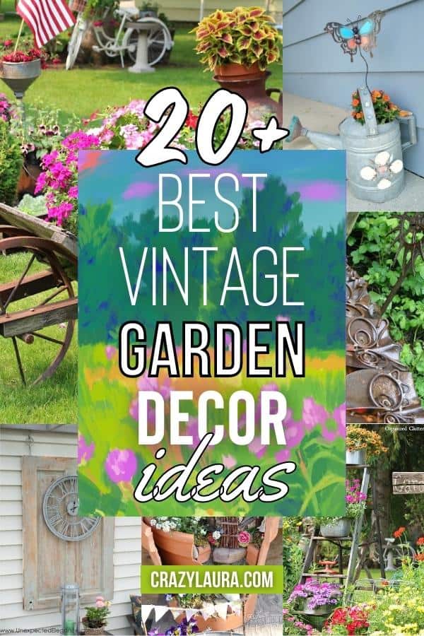List of the best Vintage Garden Decor Gems!
