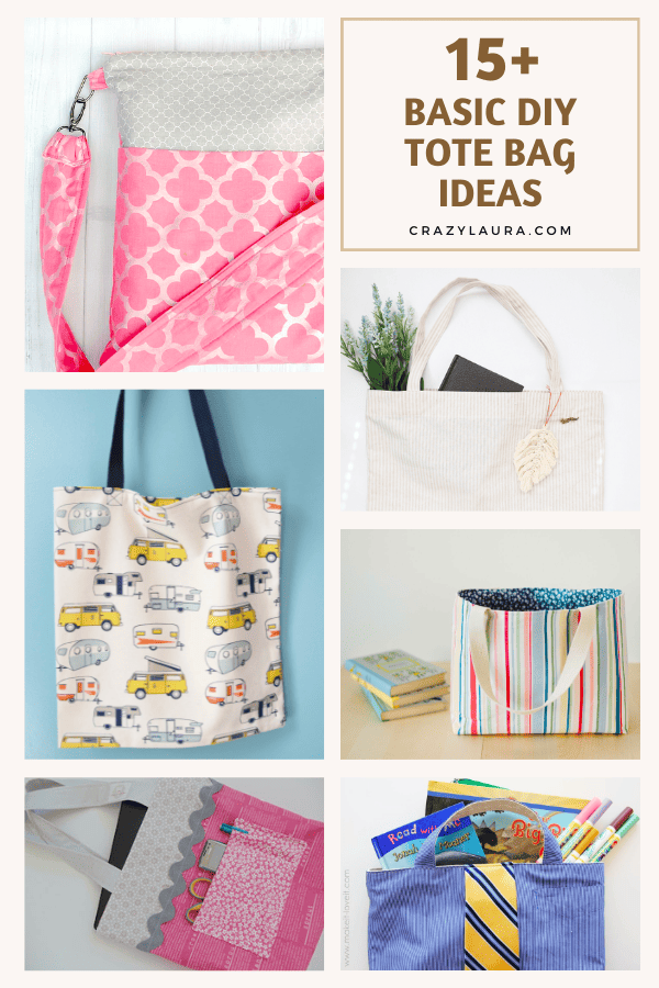 16 Basic DIY Tote Bag Ideas
