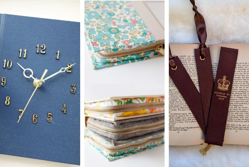 Back-to-School Bliss: 20+ Upcycled Book Cover Crafts