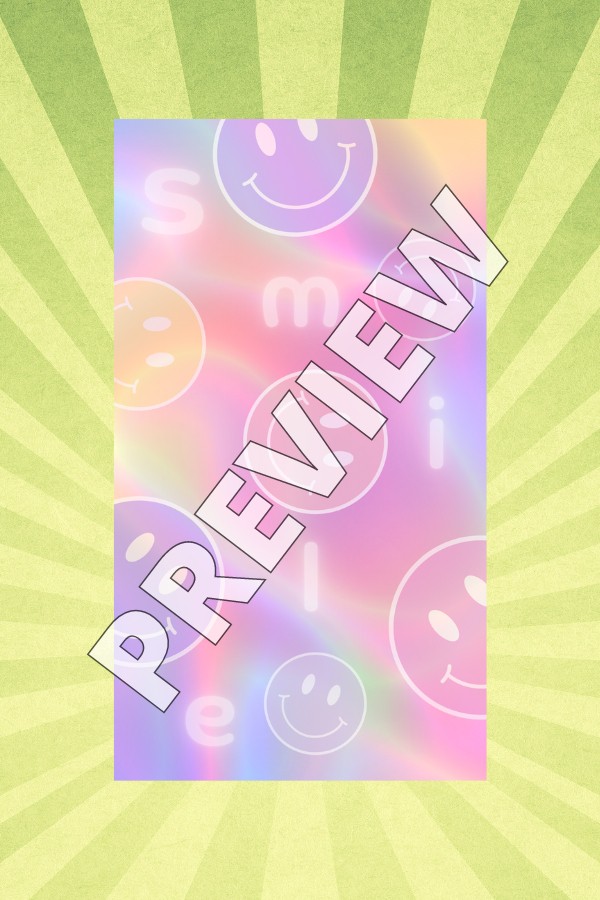COLORFUL HOLOGRAPHIC BACKGROUND SMILEY FACE PHONE WALLPAPER