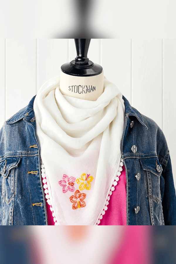Embroidered Scarf