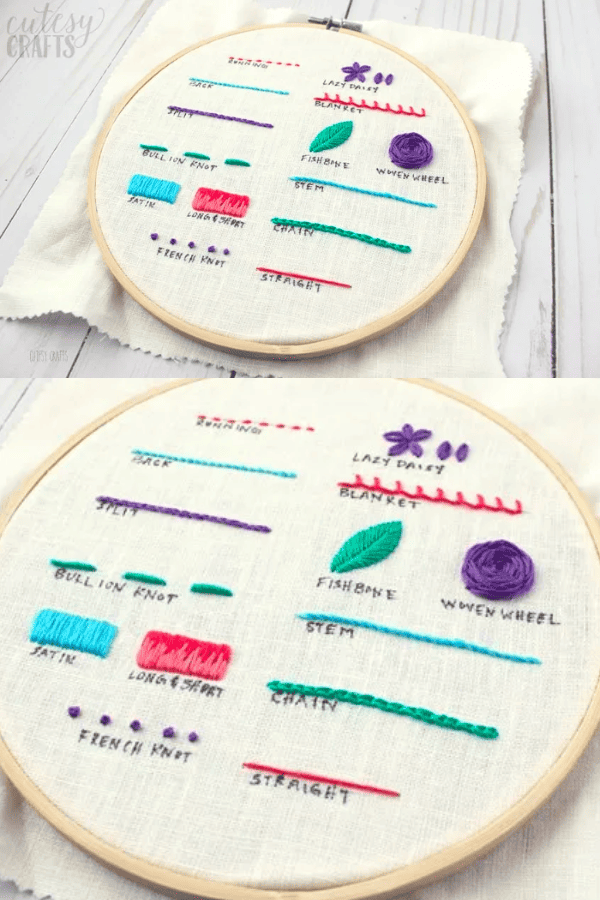 Embroidery Pattern Sampler