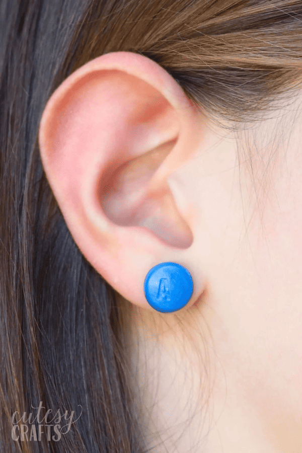 Geeky Nintendo Button Earrings