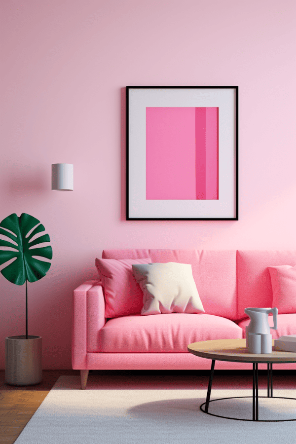 Minimalist Pink Artworks