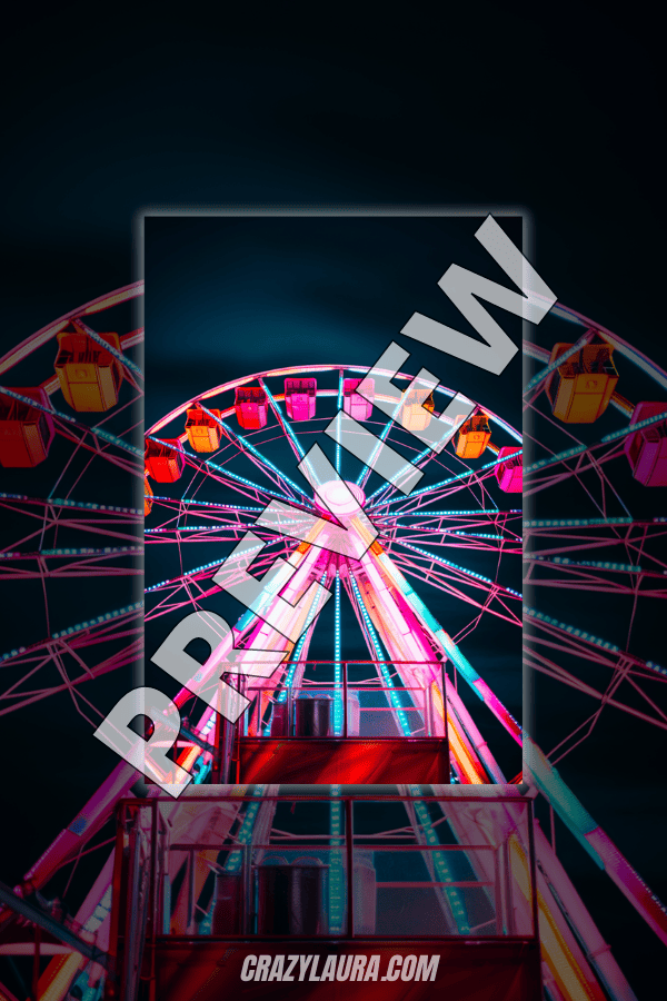 Neon Ferris Wheel