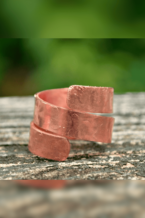 Stamped Wrap Ring