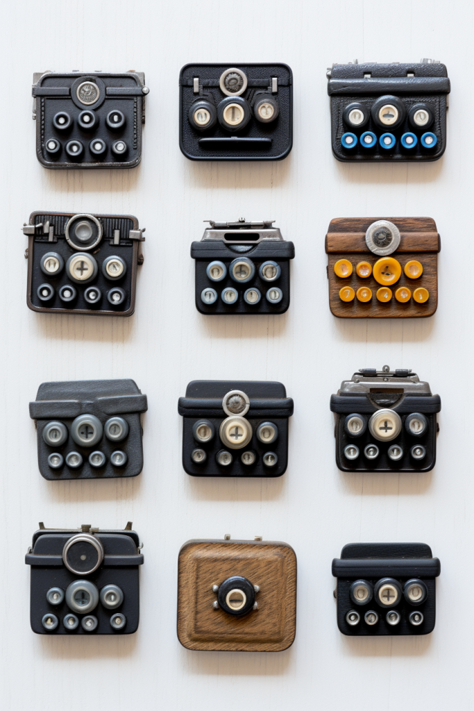 Classic Typewriter Key Magnets