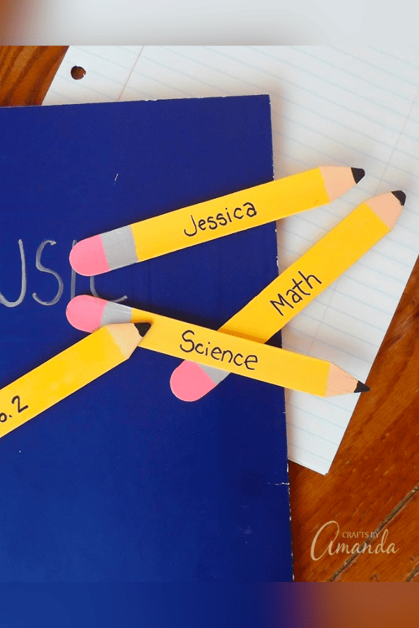 Craft Stick Pencil Bookmark