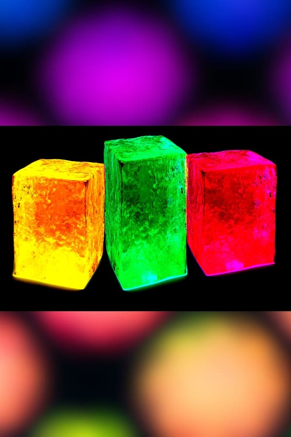GLOWING ICE EXPERIMENT