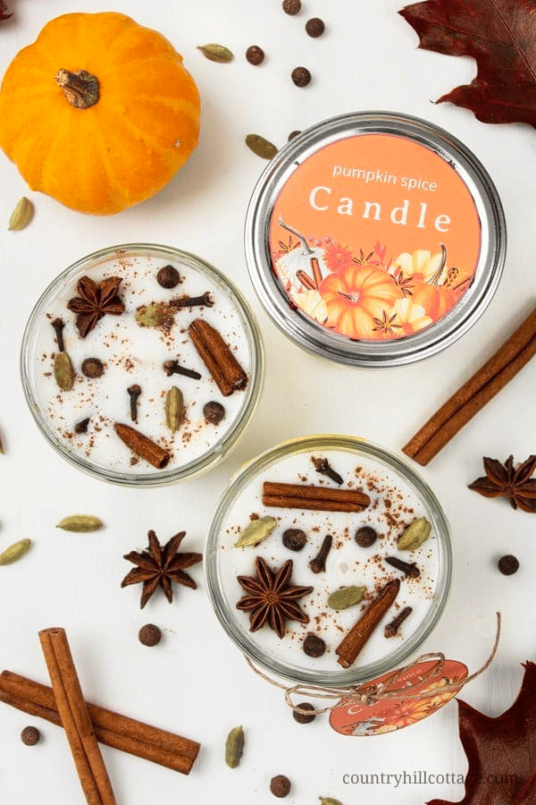 Soy Pumpkin Spice Candles