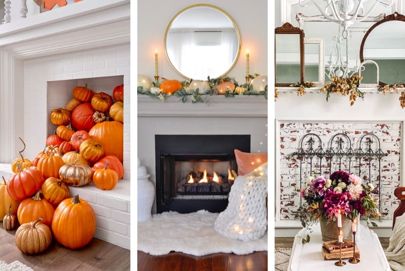 20+ Stunning & Magical DIY Fall Mantel Decor Ideas