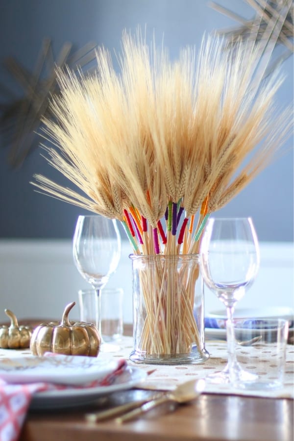 DIY COLOR WRAPPED WHEAT