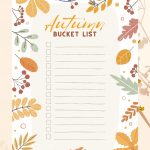 Discover 7 Must-Have Autumn Bucket List Printables