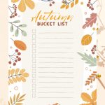 Discover 7 Must-Have Autumn Bucket List Printables