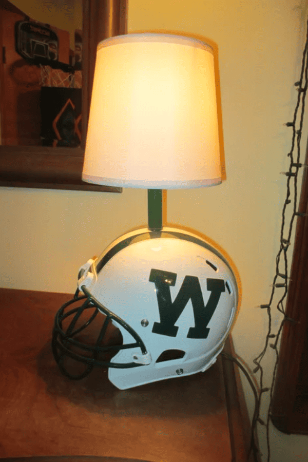 Football Helmet Desk Lamp