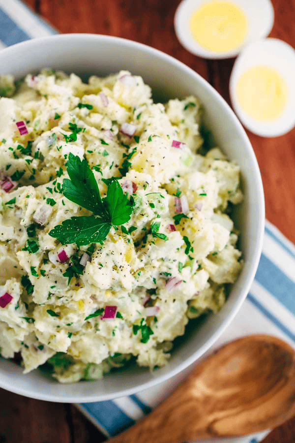 Healthy Potato Salad with Yogurt