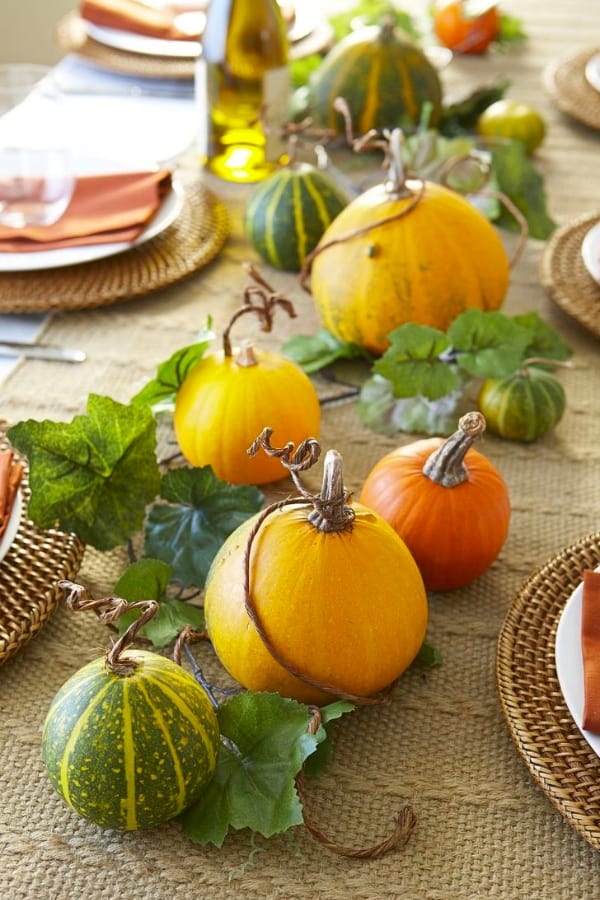 PUMPKIN VINE CENTERPIECE