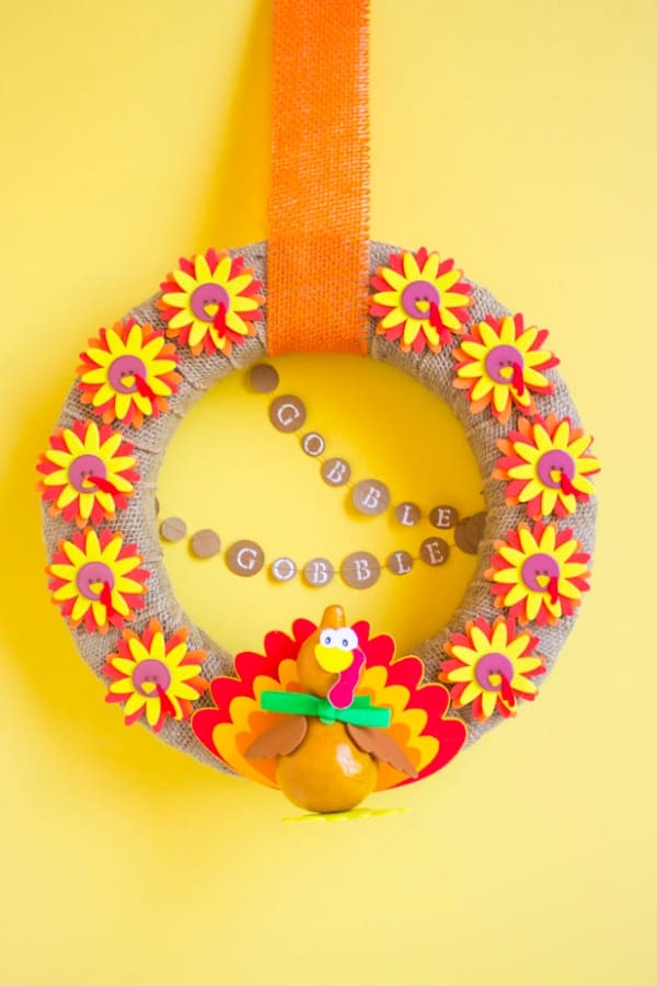 THANKSGIVING TURKEY WREATH