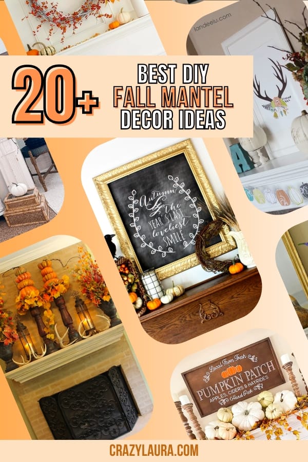 20+ Stunning & Magical DIY Fall Mantel Decor Ideas