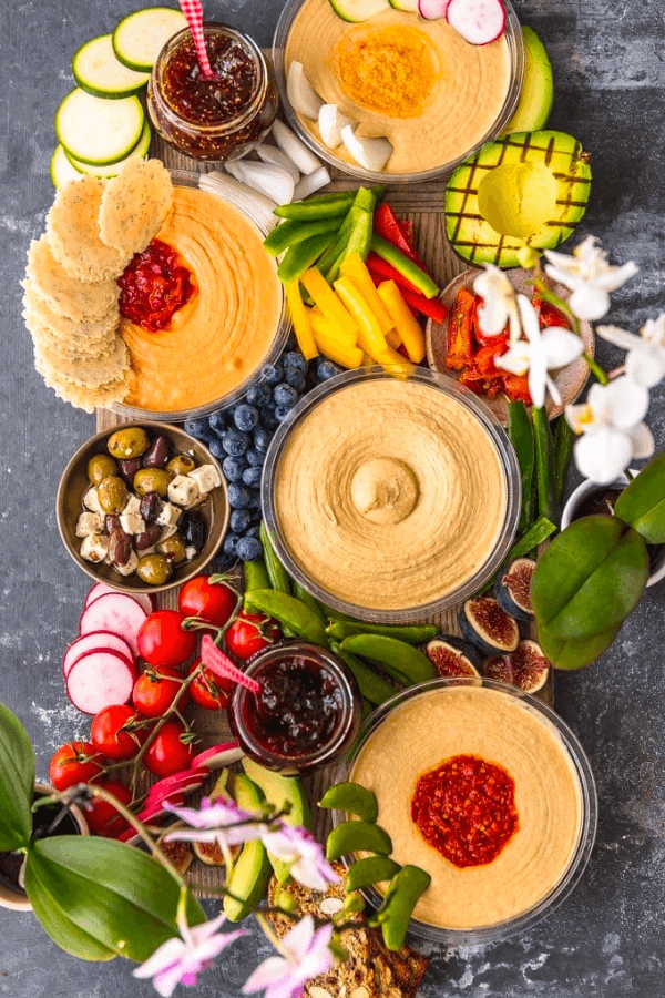 Veggie Platter with Hummus