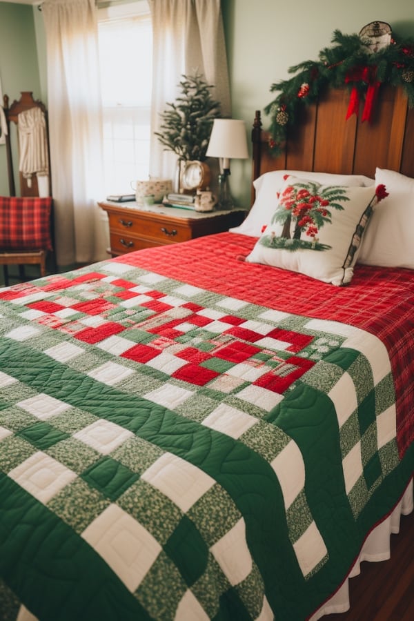 CLASSIC RED AND GREEN QUILTS