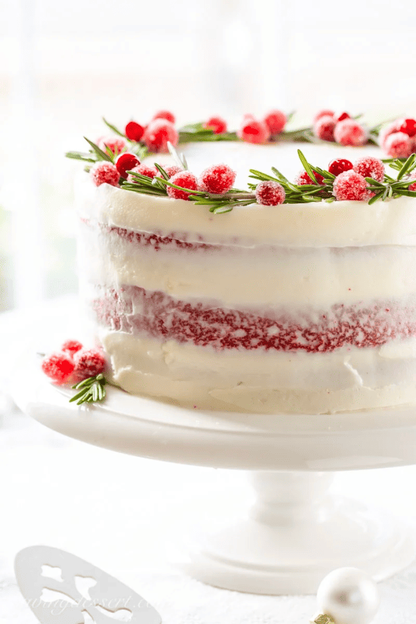 Christmas Red Velvet Cake