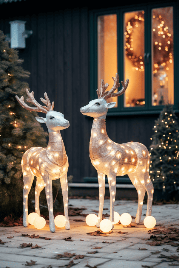 Light-up Reindeer Figures