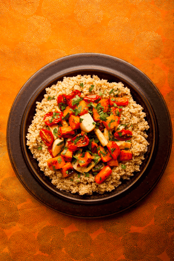 Quinoa With Roasted Winter Vegetables