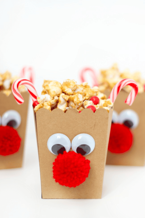 Reindeer Popcorn Boxes