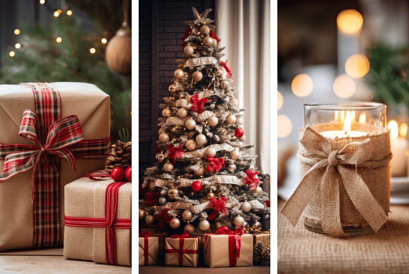 Rustic Christmas: 15 Plaid and Burlap Decor Ideas