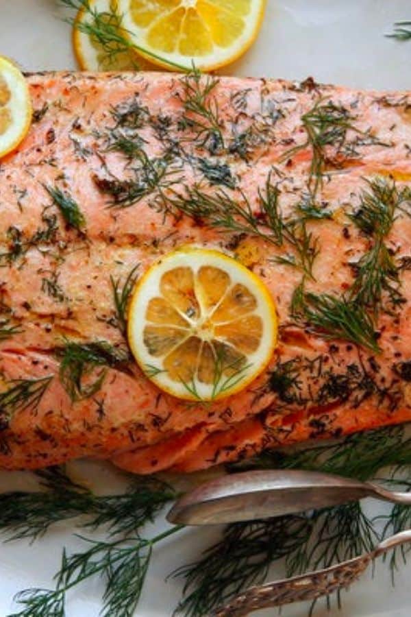 SALMON ROASTED IN BUTTER
