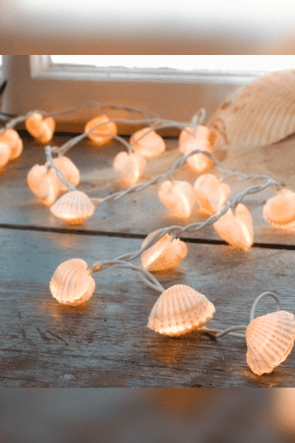 Seashell Christmas Fairy Lights