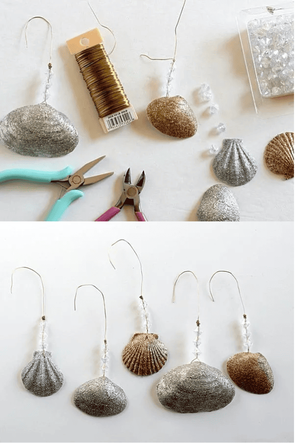 Seashell Christmas Ornaments