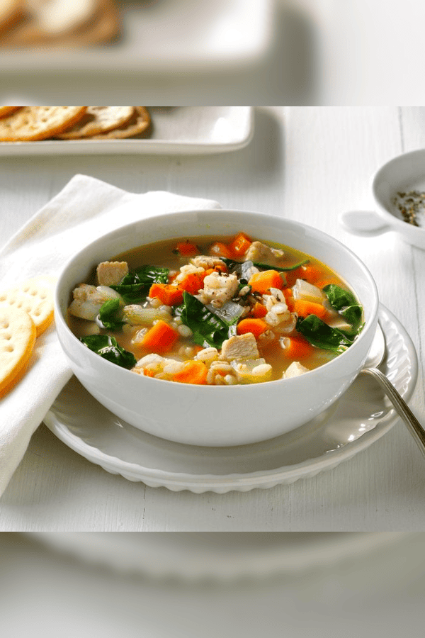 Turkey and Vegetable Barley Soup