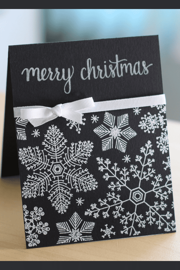 Classic Snowflakes Card