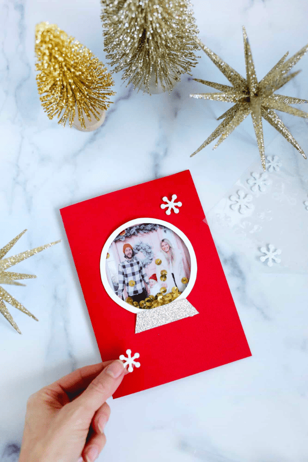 Snow Globe Photo Card