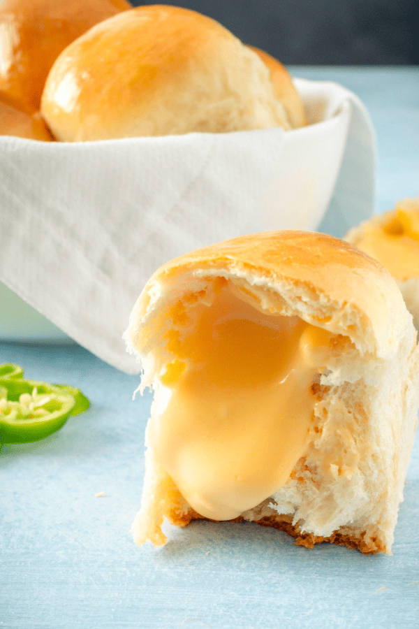 Cheese-Stuffed Bread Rolls
