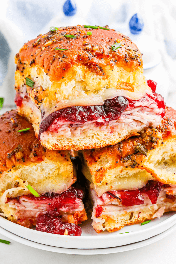 Turkey and Cranberry Sliders