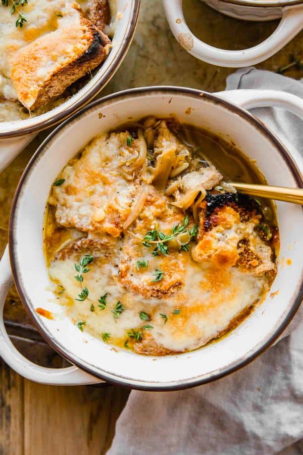 VEGETARIAN FRENCH ONION SOUP