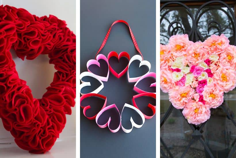 25+ Adorable DIY Valentine’s Day Wreath Ideas to Fill Your Home with Love