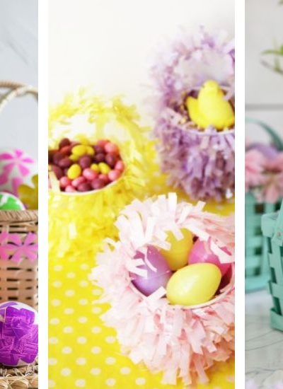 30+ Easy Easter Basket Craft Ideas