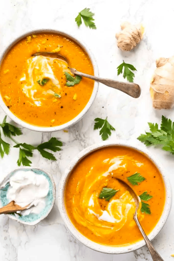 Ginger Turmeric Carrot Soup