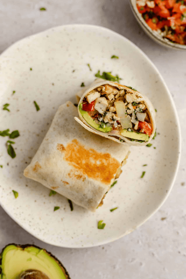 Heart Healthy Breakfast Burrito