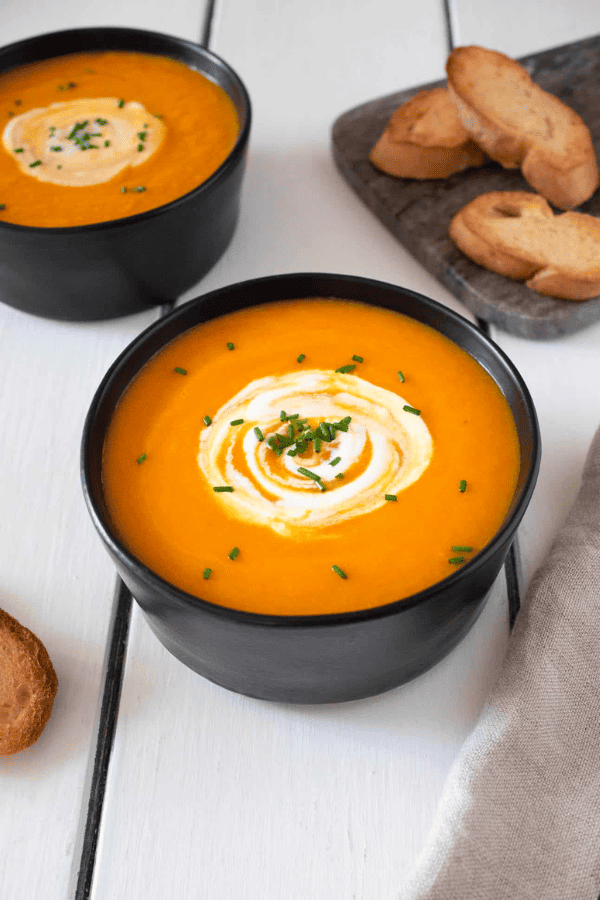 Roasted Carrot Ginger Soup